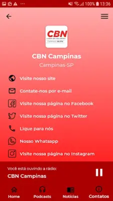 CBN Campinas android App screenshot 1